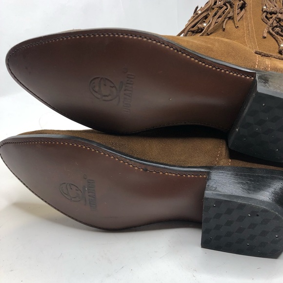 Durango | Brown Suede Leather Party Fringe Western Boots - Picture 7 of 8